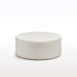 Tummuz Puf Round White