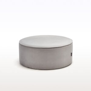 Tummuz Puf Round Grey