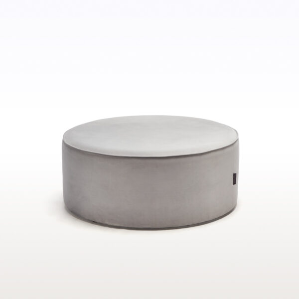 Tummuz Puf Round Grey