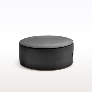 Tummuz Puf Round Black