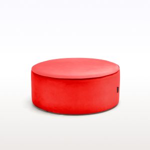 Tummuz Puf Round Red