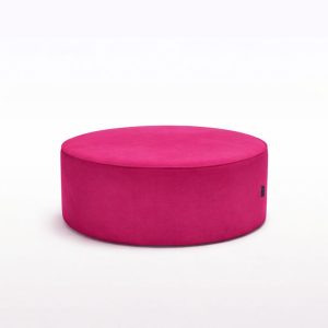 Tummuz Puf Round Magenta